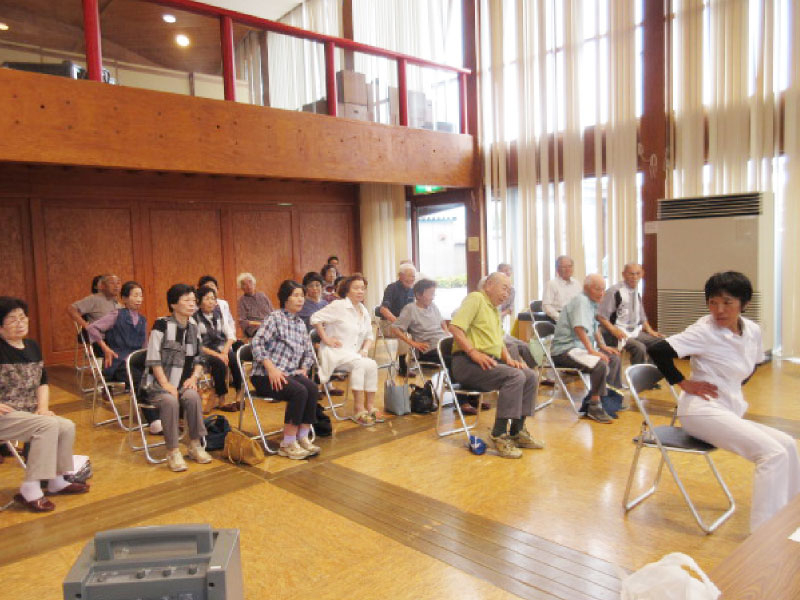 各町内のいきいきサロン受け入れ、施設見学もできます