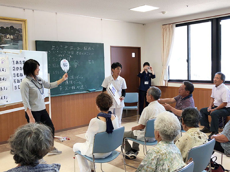 各町内のいきいきサロン受け入れ、施設見学もできます